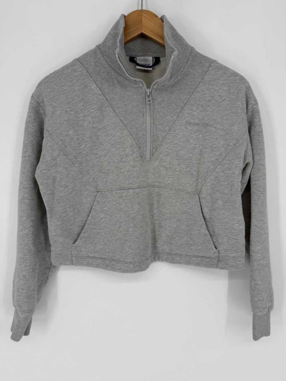 Outdoor Voices Cotton Terry 1/2 Zip Sweatshirt Size S